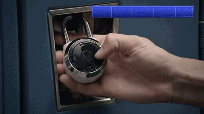 1600萬種密碼組合，科技感十足的觸控密碼鎖